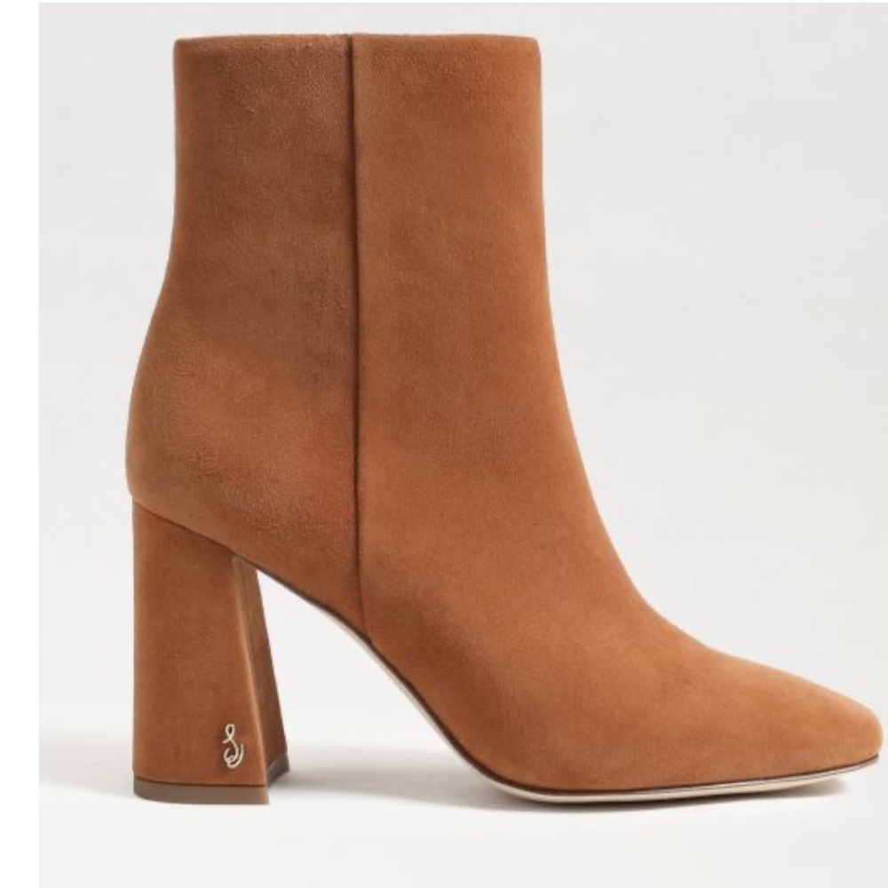 Brown Suede Ankle Boots - Picture 2 of 8